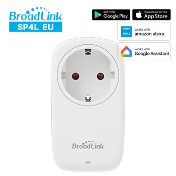 

Broadlink SP4L EU WiFi Smart Plug With Night Light Timer Outlet Socket Voice Control Compatible with Alexa Google Home