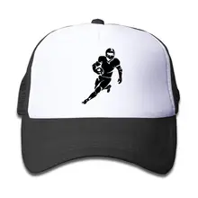 Сетчатые бейсболки Snapback Hat Play Rugby football Boy-Girl, черный, один размер