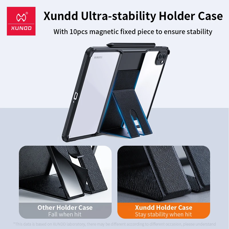 For Xiaomi Mi Pad 5 Pad 6 Case,Xundd Airbags Anti-drop Tablet Cover-with Invisible Stand Lens Protection Case  For Xiaomi Pad 5