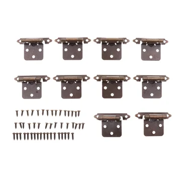 

5 Sets RV Trailer Kitchen Cabinet Door Hinges Self Closing Brushed Nickel