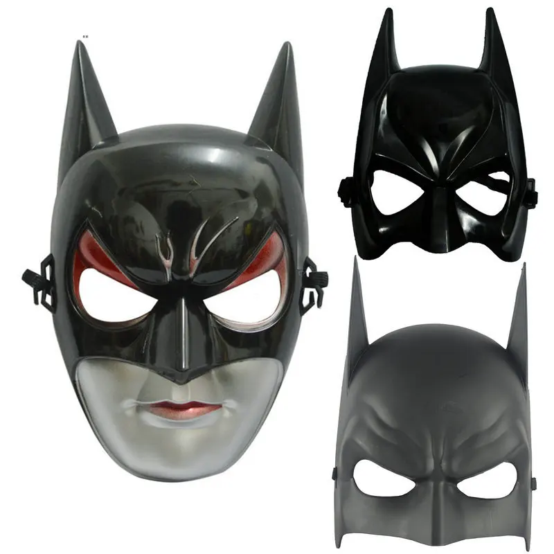 

Makeup Ball Party Mask Halloween Mask Plastic Bat Man Mask Horror Half Face Bat Mask