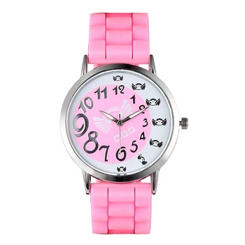 

Women Watches Kids Bear Jelly Casual Quartz Cartoon Watch Women Sports Silicone Strap Watches Relogio Feminino Children Wtaches