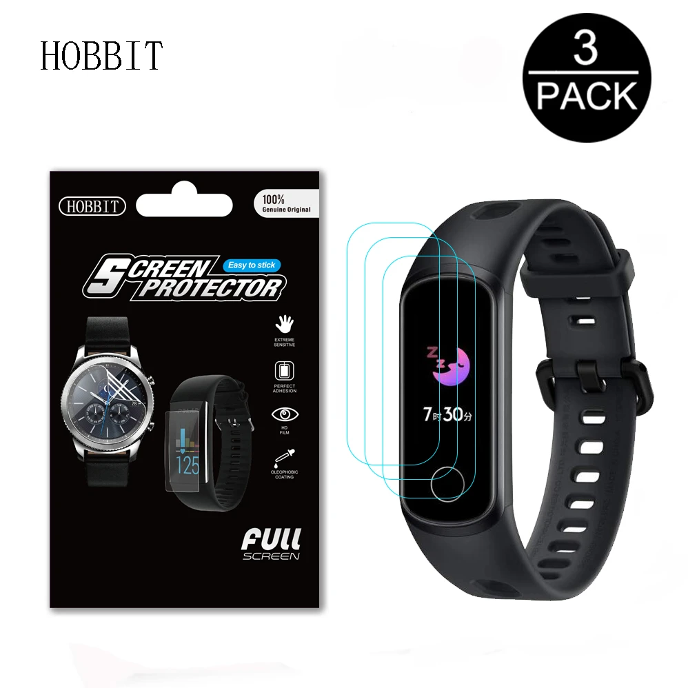 3 шт полная защитная крышка для экрана для huawei Honor Band 5i умный Браслет Анти-шок мягкий TPU HD прозрачный ремешок 5i защитная пленка