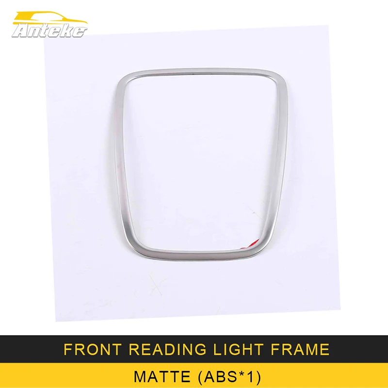 Автомобильная передняя лампа для чтения панель Крышка обрезная рамка хромированный интерьер аксессуар для Audi A4 A5 S4 S5 B9