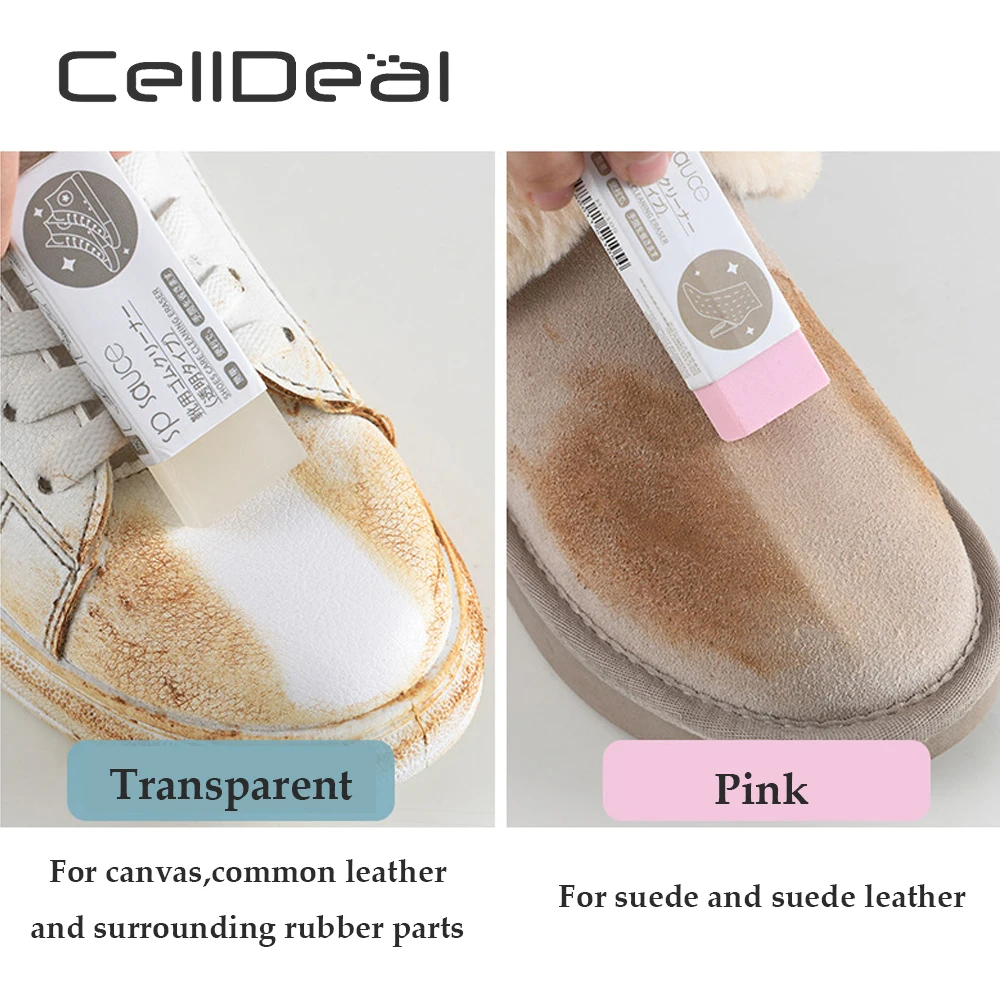 CellDeal 1Pc Cleaning Eraser Suede Sheepskin Matte Leather And Leather Fabric Care Shoes Care Leather Cleaner Sneakers Care
