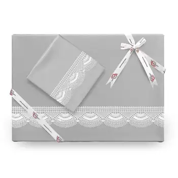 

Land Of dowry Kula Simple Needle Embroidered Duvet cover Gray