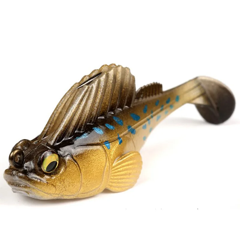 

14g 7.5cm Soft Wobbler Jumping Fishing Lure with Hidden Fishhook 2020 Winter Fishing Tackle Artificial Silicone T-Tail Bait Carp
