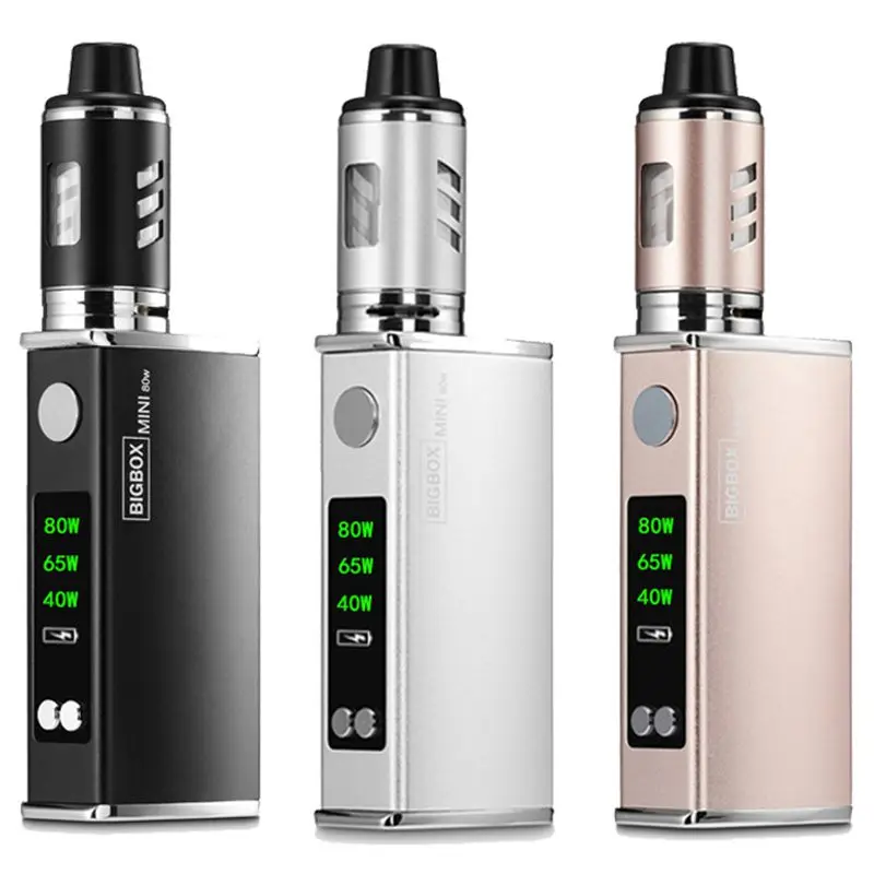 Электронная сигарета 80 Вт регулируемый vape mod box kit 2200 мАч 0.3ohm 3 мл бак электронная сигарета большой дым атомайзер вейпер