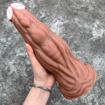 Old Man Art Big Dildo Erotic Silicone Dildos Realistic Penis Suction Cup Dick for Anal Orgasm Adult Sex Toys for Woman Sex Shop 2
