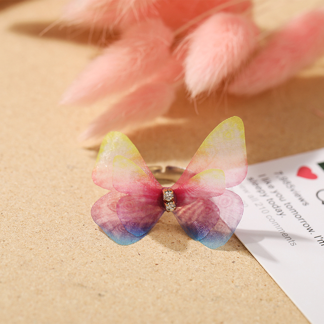 New Super Butterfly Rings Individual Character Is Popular Open Index Finger Rings For Women Jewelry Gift