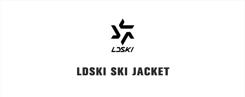 LDSKI Лыжная куртка старомодная спортивная форма для школьников водонепроницаемая ткань теплая городская уличная стильная Лыжная одежда ветрозащитная оболочка эластичные манжеты и подол