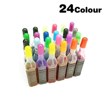 

24/36 Colors Pigment DIY Slime Epoxy Resin Ink Dye Ink Crafts Coloring Colorant