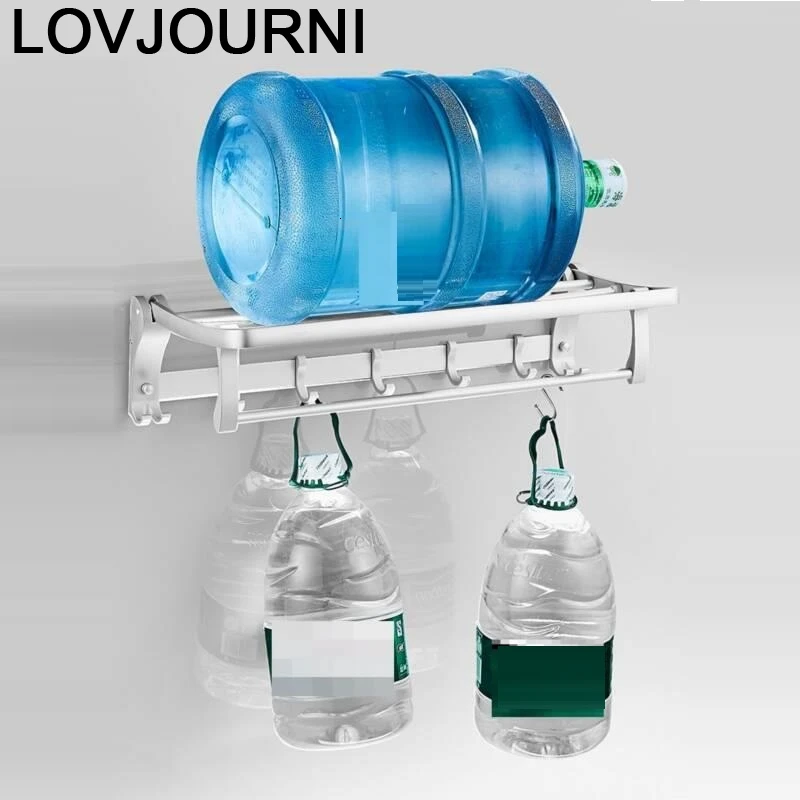 

Prateleira Parede Mural Banyo Aksesuarlari Etagere Salle De Bain Hairdryer Holder Shower Banheiro Wall Shelves Bathroom Shelf