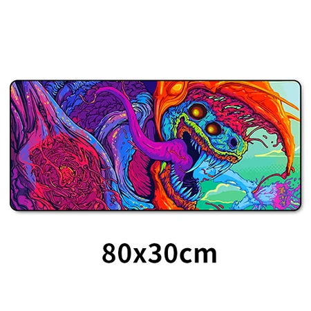 060 Большой игровой коврик для мыши для CS GO Hyper Beast AWP Boyfriend Gifts Gamer, большой компьютерный коврик для мыши, игровой коврик для Csgo Muismat 80*30 см - Цвет: 060