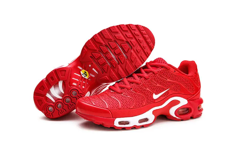 NIKE AIR MAX PLUS TN дышащая Спортивная обувь для мужчин на шнуровке на платформе из материала KPU для тенниса 40-45