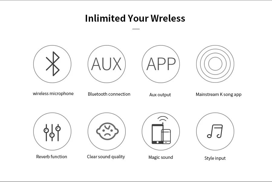 MAMEN микрофон для караоке, беспроводной Bluetooth микрофон с функцией изменения голоса и аккумулятором 1800 мАч для смартфона KTV