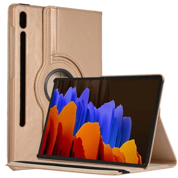 

Rotating Case for Samsung Galaxy Tab S7 Plus 12.4'' 2020 Model SM-T970/T975/T976/T978 Built-in S Pen Holder 360 Degree