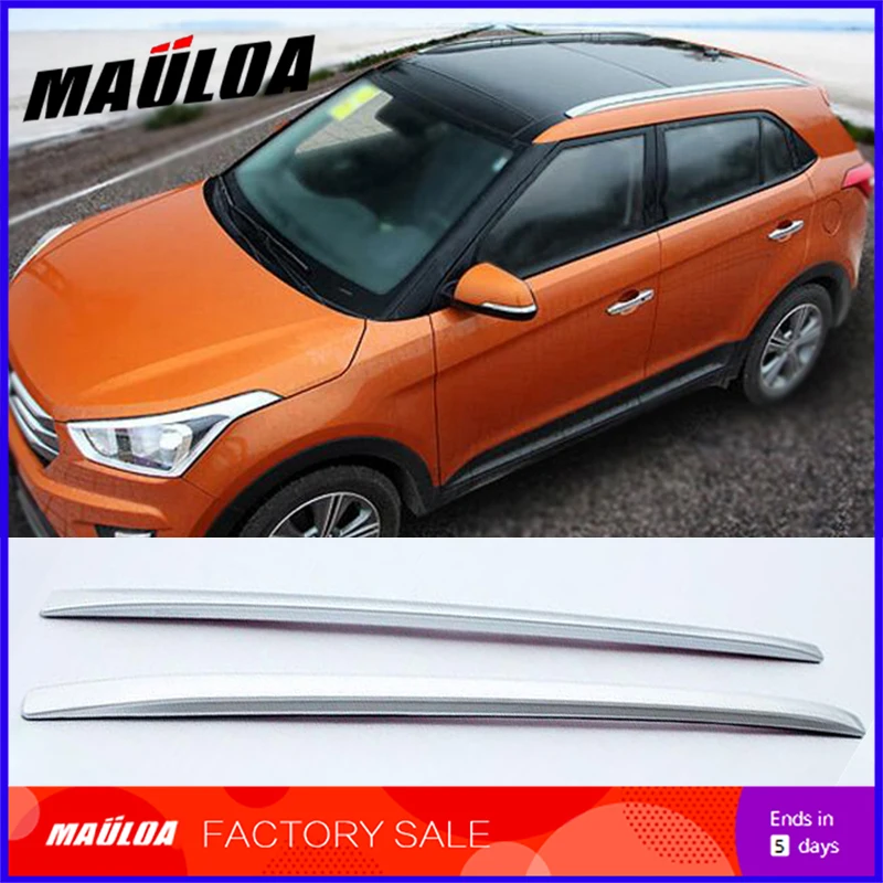High quality ABS sticker install side rail bar roof rack for IX25 Creta 2014 2015 2016 2017 2018 | Автомобили и мотоциклы