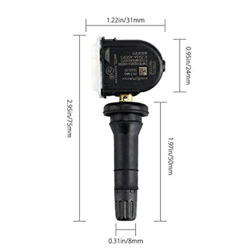 NewTire датчики давления TPMS#13598772 для Chevrolet GMC Buick 13589597 13581558