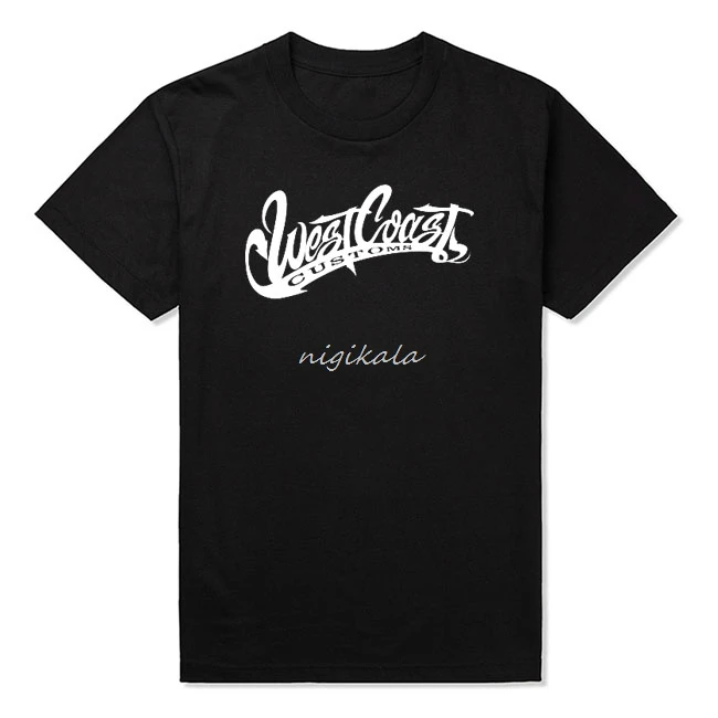 

FREE SHIPPING PERSONALIZED west coasts customs GLDAN NEW T-SHIRT GIFT workout tee rock hip range of colors FREE custom Name