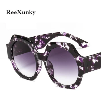 

New 2020 Oversized Irregular Sunglasses Women Fashion Sexy Leopard Sun Glasses Men Gradient Shades Ladies Sunglasses UV400