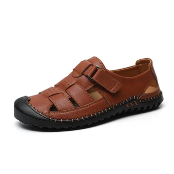 

sandalen homme sandals para 2020 summer leather men sandel heren mens beach deportivas sandals-men shoes sandalias sandal erkek