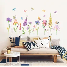 Jm7341 стиль цветок серии дома гостиной телевизор фон украшения стены экологически чистый ПВХ Съемный Wal