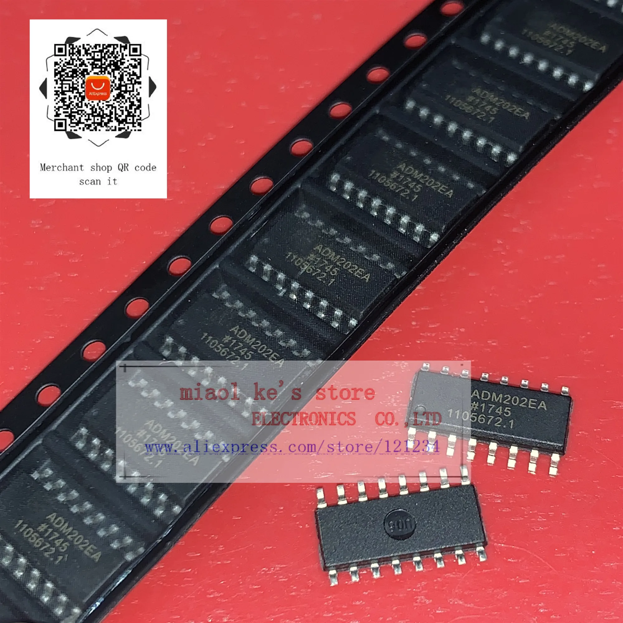 

[5pcs or 10pcs]100%New original; ADM202EARNZ-REEL7 ADM202EARNZ-REEL ADM202EARNZ ADM202EA - IC TXRX RS232 5V 15KV 230kbps 16SOIC