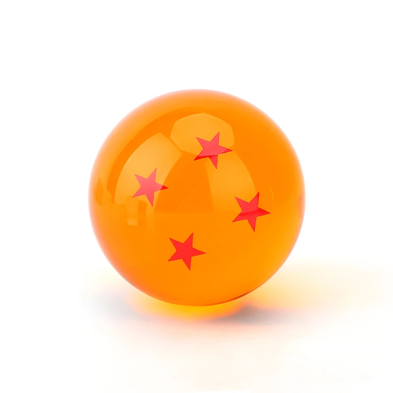 1PC Esferas Del Dragon 4.5CM Dragon Ball Crystal Balls Dragon Ball Anime  Figure PVC Action