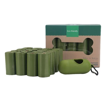 

Dog Poop Bags Biodegradable Earth Friendly Green Puppy Cat Poop Bag Dispenser Pooper Scooper Collector Scoop Waste Garbage Bags
