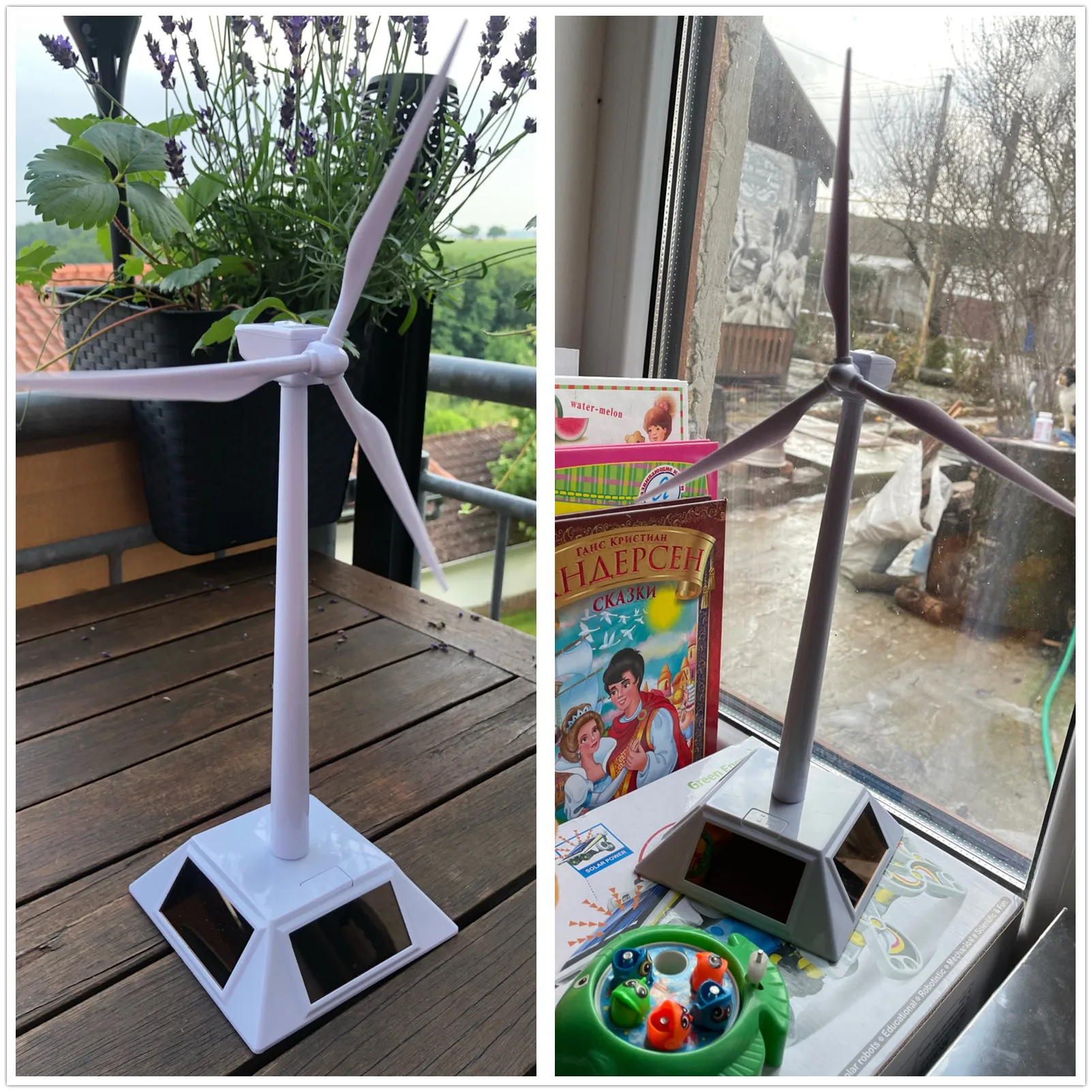  Dmill,Wind Turbine Toy,Windmill Toy,Solar Wind Turbine Toy,Wind  Turbine Model,Solar Windmill Toy Mini Solar Energy Wind Mill Toy Kids  Children Science Teaching Tool Home Decoration : Toys & Games