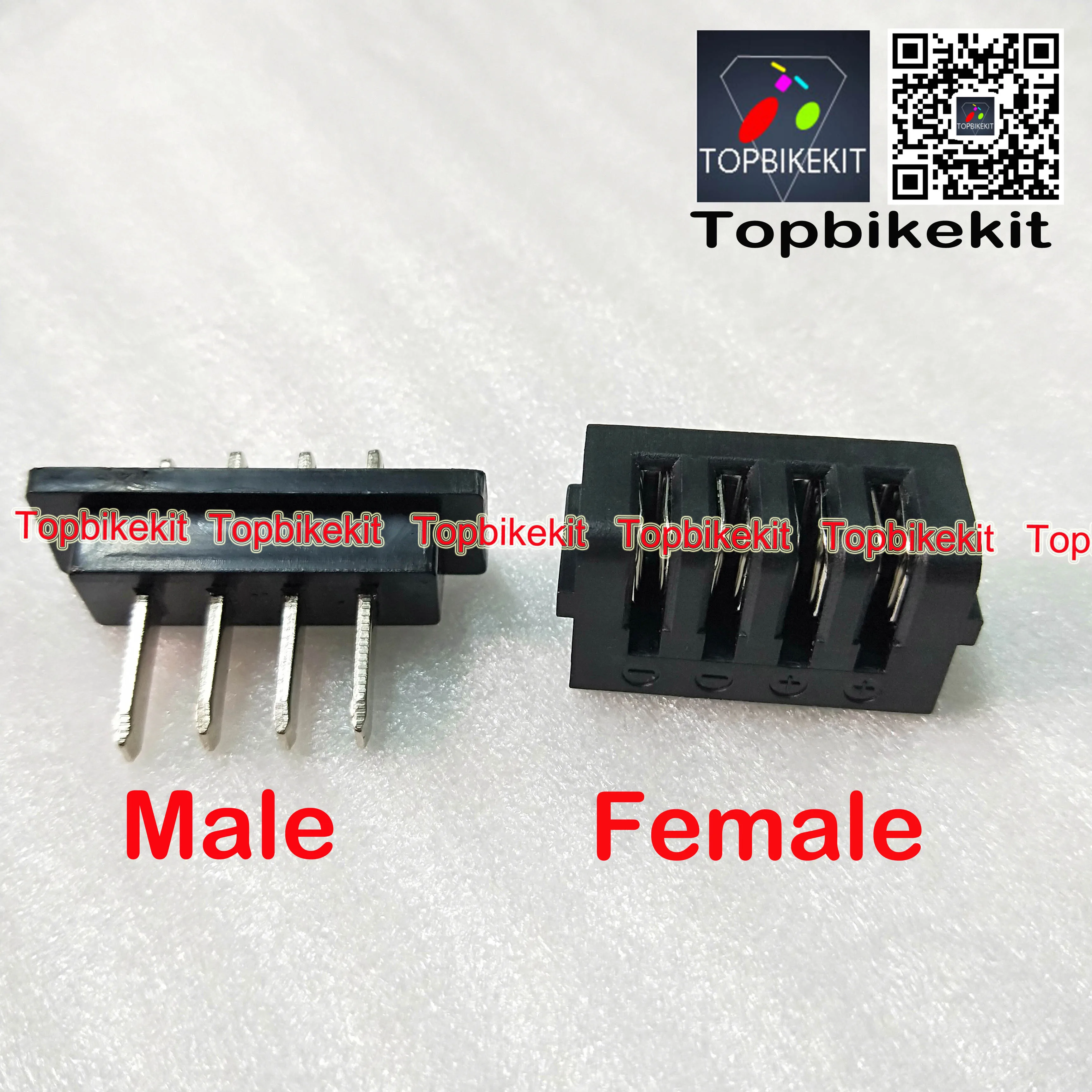 4pins Male Female Ebike Hailong разъем разряда питания 4 штифта/5 штифтов мужской или женский/детали для электровелосипеда разъем питания - Цвет: 4pins Male Female