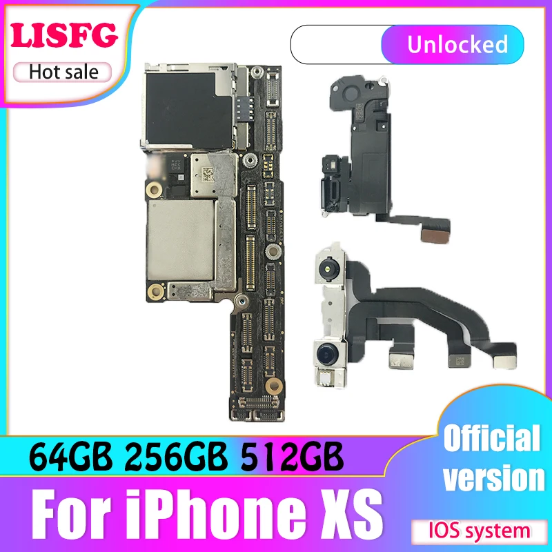 Материнская плата для iPhone XS материнская с распознаванием лица разблокированная