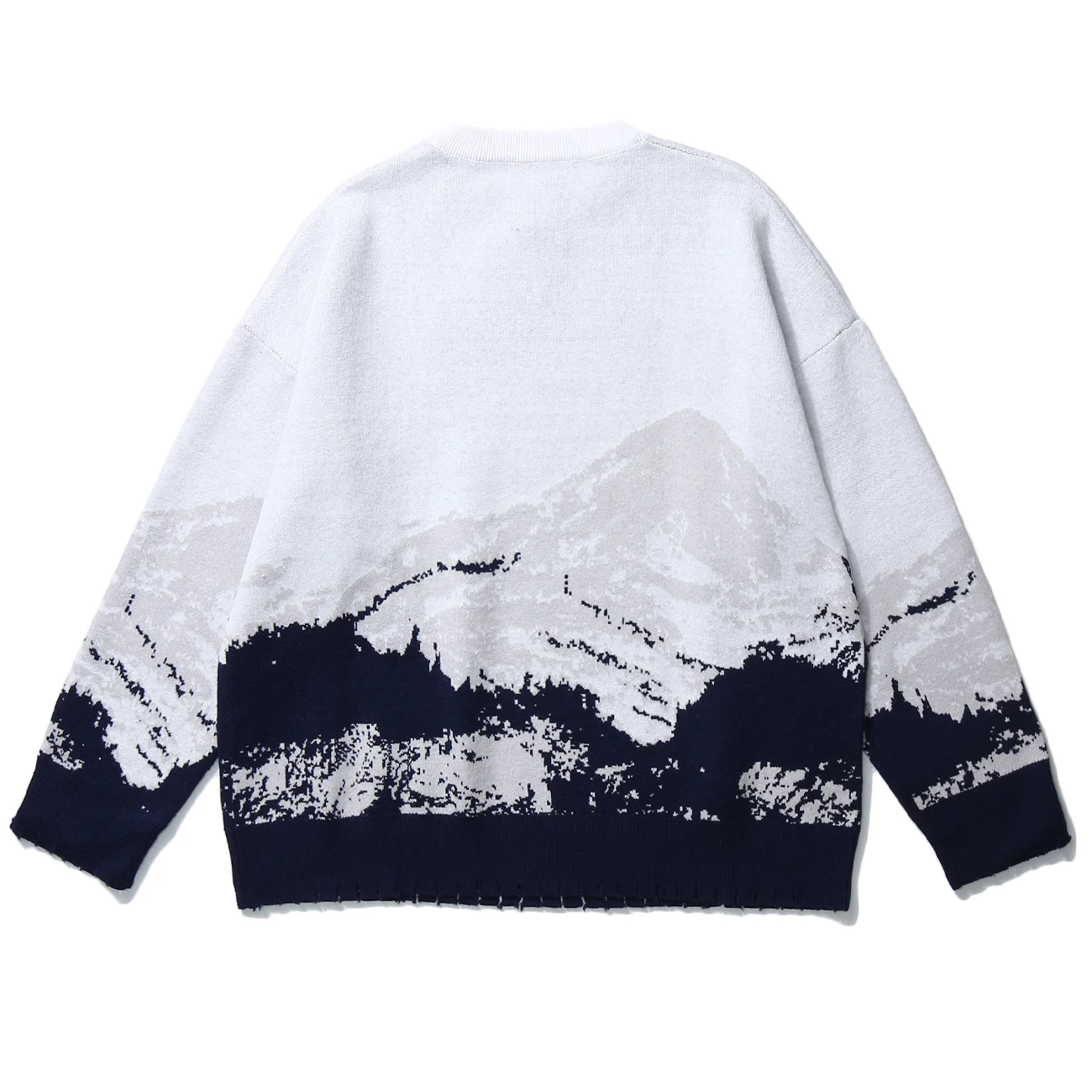 Snow Mountain Men Knitted Sweater 2020 