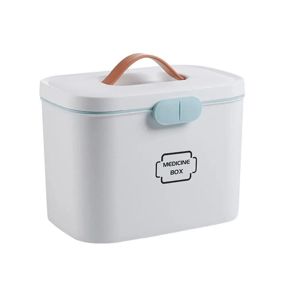 

Household Medicine Box Medicine Box Storage Multi-Layer Small Medicine Box Portable Large Capacity First Aid Kit