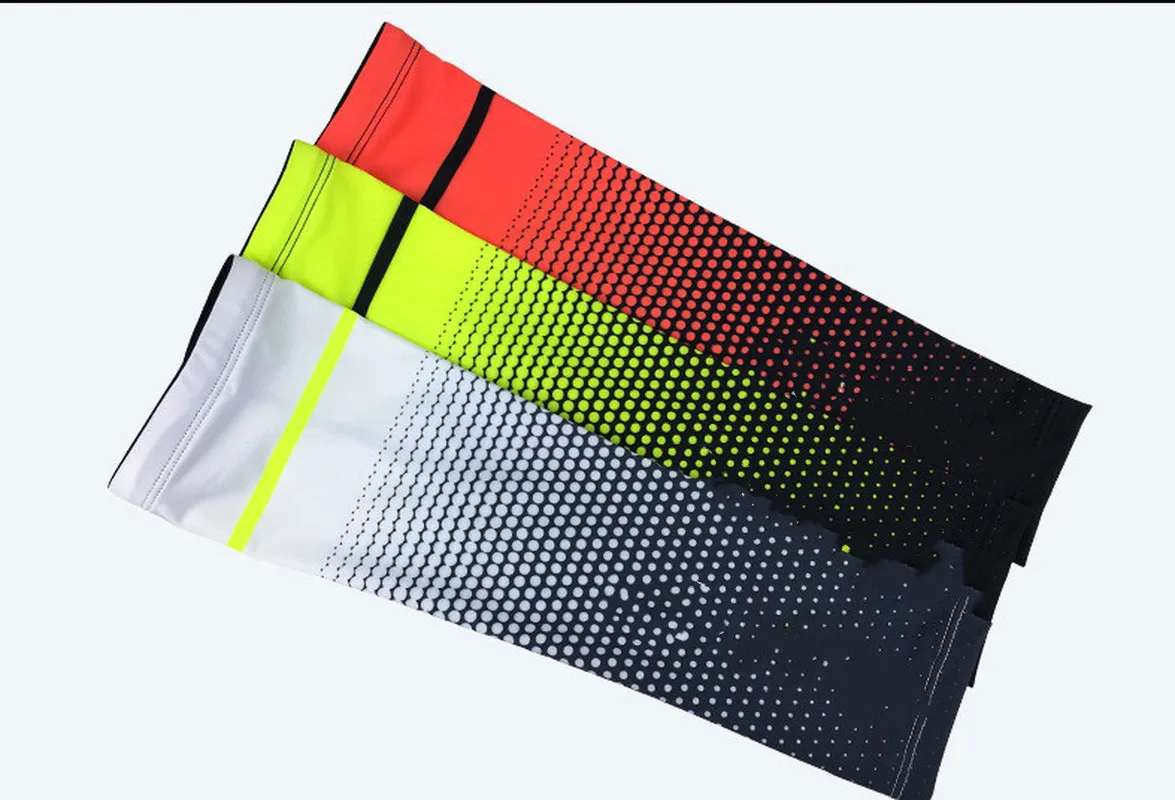 1PC Cool Men Sport Arm Sleeve Cycling Running Bicycle UV Sun Protection Cuff Cover Protective Bike Arm Warmers Sleeves Outdoor