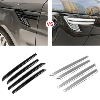 

For Range Rover Sport Car Front Outer Side Fender Air Conditioning Vent Trim For Land Rover 2014 2015 2016 2017 4PCS ABS Plastic