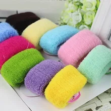 Южная Корея, настоящий продукт, Детские аксессуары для волос, большое полотенце, кольцо, Детская повязка для волос для девочек, детский аксессуар для головы