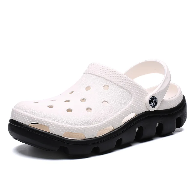 Original Classic Garden Flip Flops Quick Drying Water Shoes Men Sport Summer Beach Aqua Slipper Outdoor Sandals Wraith Shoes - Цвет: Белый