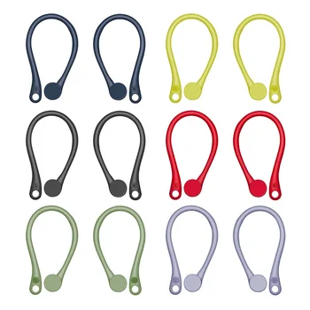 

For Apple Airpods Sports Anti-lost Anti-drop Silicone Sleeve Earphone Buckle Ear Hook Protection Non-slip Ear Cap Ear Buckle