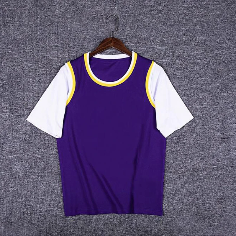 2019 Мужская баскетбольная футболка с коротким рукавом Спортивная дышащая