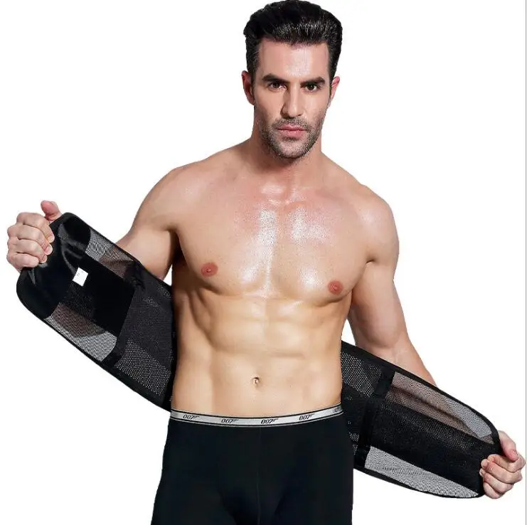

Sexy Abdominal Binder for Man Waist Trainers Male Modeling Straps Belly Corset for Men Breathable Steel Bone Tummy Control