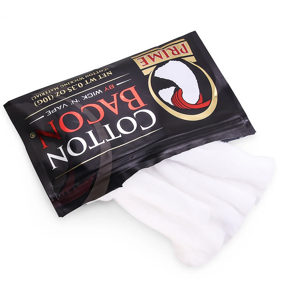 Original Cotton Bacon Vape Cotton Gold Version Bacon For RDA RTA RBA Atomizer Vape Accessories E Cigarettes VS Wotofo Ccotton (5)