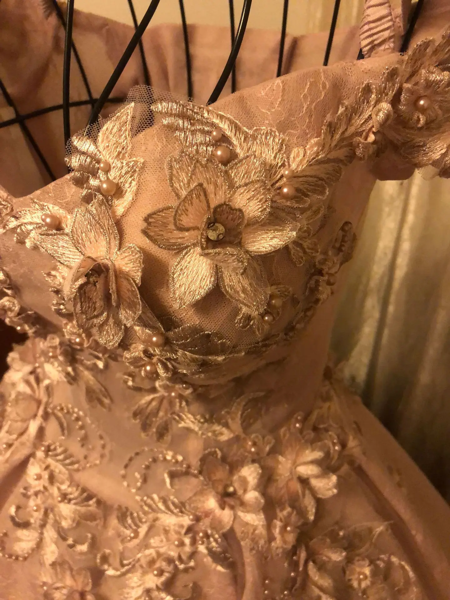 Сказочная принцесса розовое свадебное платье невесты светло-бобы цвет бисер жемчуг аппликации свадебное платье с кружевами платье Vestido De Noiva