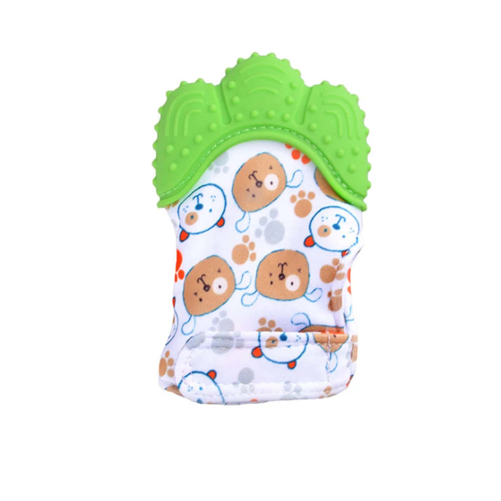 Перчатки для новорожденных Силиконовые варежки для маленьких мальчиков и девочек перчатка для режущихся зубов соска малыша перчатки жевательные варежки для младенцев