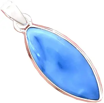 

Genuine OWYHEE OPAL Pendant 925 Sterling Silver, 44 mm, AP6786