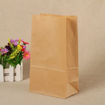 

25pcs Kraft Paper Snack Cookie Bag Biscuit Candy Bags Gift Packing Birthday Party Decoration Dessert Candy Bar Bag