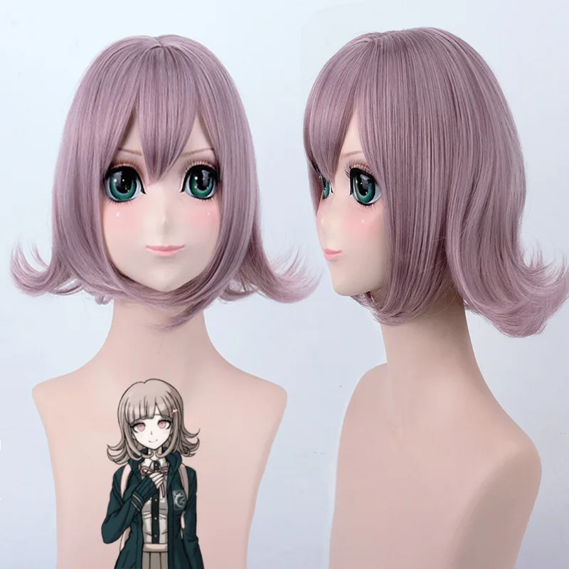 Hallowee High Quality Wig NANAMI CHIAKI Anime Hair Synthetic Heat Resistant Fashion Short Outwardly |