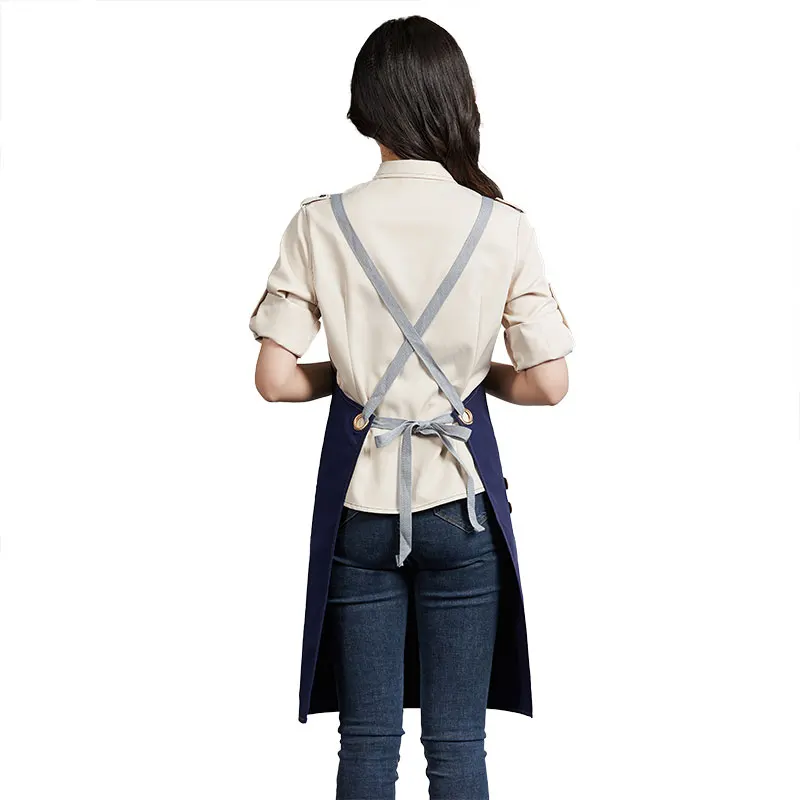 Top Quality Men's Chef Apron Kitchen Apron For Women Work Embroidery Or Printed