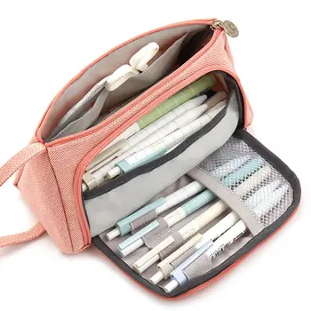 

Big Kawaii Pencil Case Large Capacity Pencilcase School Supplies Stationery X6HB